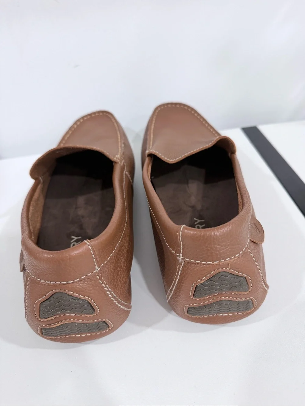 Sperry Men’s Tan Leather Boat Shoes - Slip-On Loafers